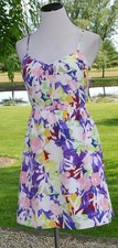 J. Crew Lined Pink&Purple Floral Fit&Flare Sundress~Dress ~NextToNew~ Sz. 0