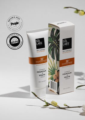 SOL LABS  Natural Mineral SPF 30 Daily Sunscreen Lotion - Broad Spectrum UVA/UVB