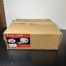2-1/4 x 230' 1-Ply thermal paper rolls 2.25 x 230, Case of 48