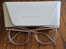 Michael Kors MK 4074 3050 Quintana 51 16 140 Clear Rose Gold Eyeglasses Frames