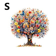 Wooden Tree of Life Jigsaw Puzzle Adult Animal Shaped Pieces Unique Gift