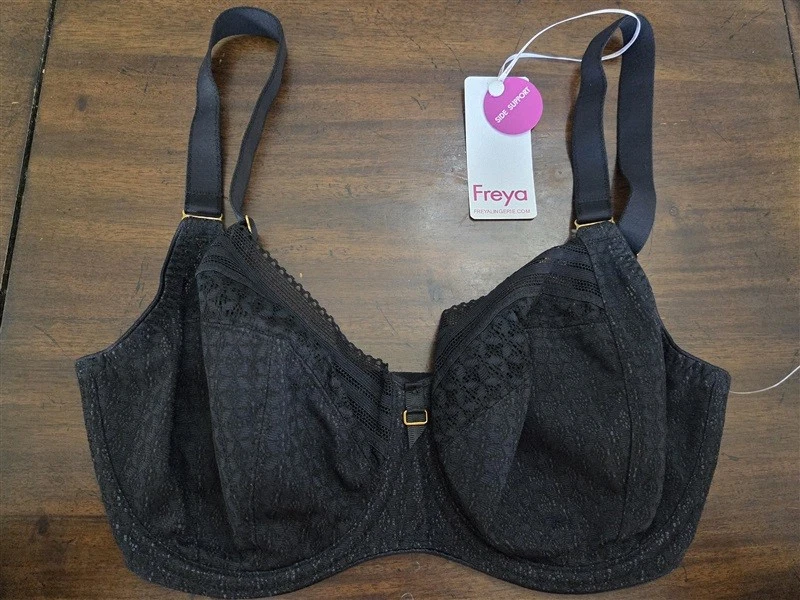 NWT Freya 30I US Viva Underwire Side Support Bra AA5641 Black 129846 - Image 2 of 4