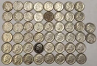 Roll of 50  1964 Roosevelt Dimes $5 Face Value 90% Silver Coins Mixed Mints LR3