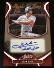 2022 Panini Absolute Juan Soto Rare Auto #MOF-JS 19/49 Washington Nationals