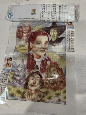 5D DIY Diamond Art Painting, Embroidery Kit Craft Wizard of Oz Characters