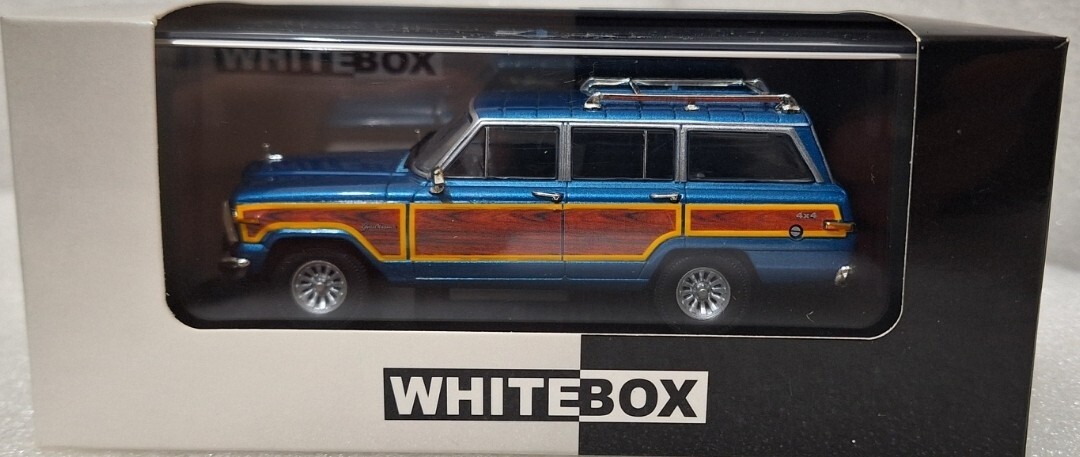 Jeep Grand Wagoneer ミニカー ホワイト/ウッド調　1989 1989 Jeep Grand Wagoneer (White w/Wood Grain Panels) – Heartland