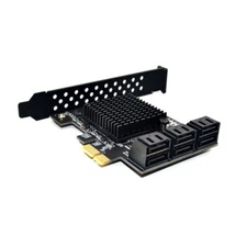 Marvell 88SE9215 PCI E SATA 3.0 Card/Expansion/Controller/HUB/Multiplier 6 Ports