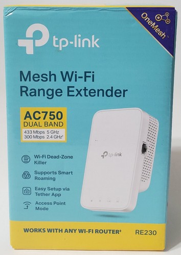 TP-Link RE230 AC750 Wireless Dual Band WiFi Range Extender, Repeater, Booster - Picture 6 of 9