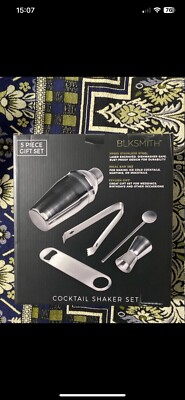 BLACKSMITH Cocktail Shaker 5-teiliges Set (Stahl)