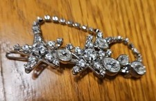 SWAROVSKI Clear Crystal Hair Barrette Clip In