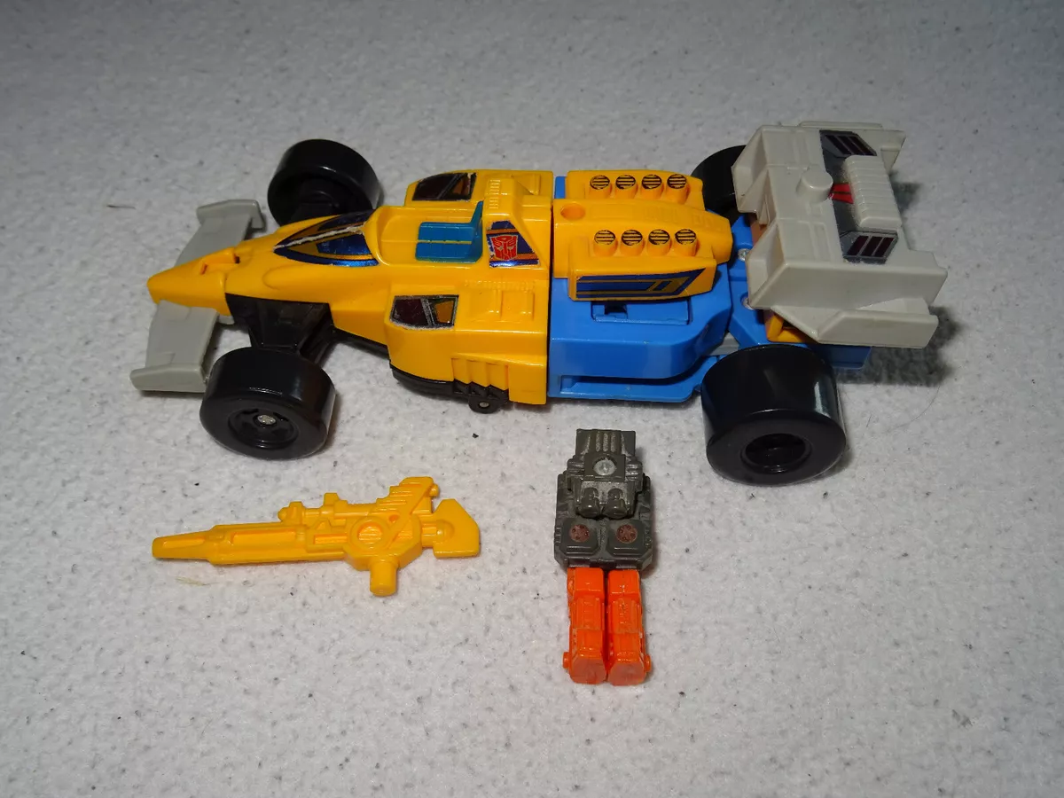 Slapdash Powermaster - 1988 Vintage G1 Transformers Formula-1 Action Figure  - Wheeljack's Lab