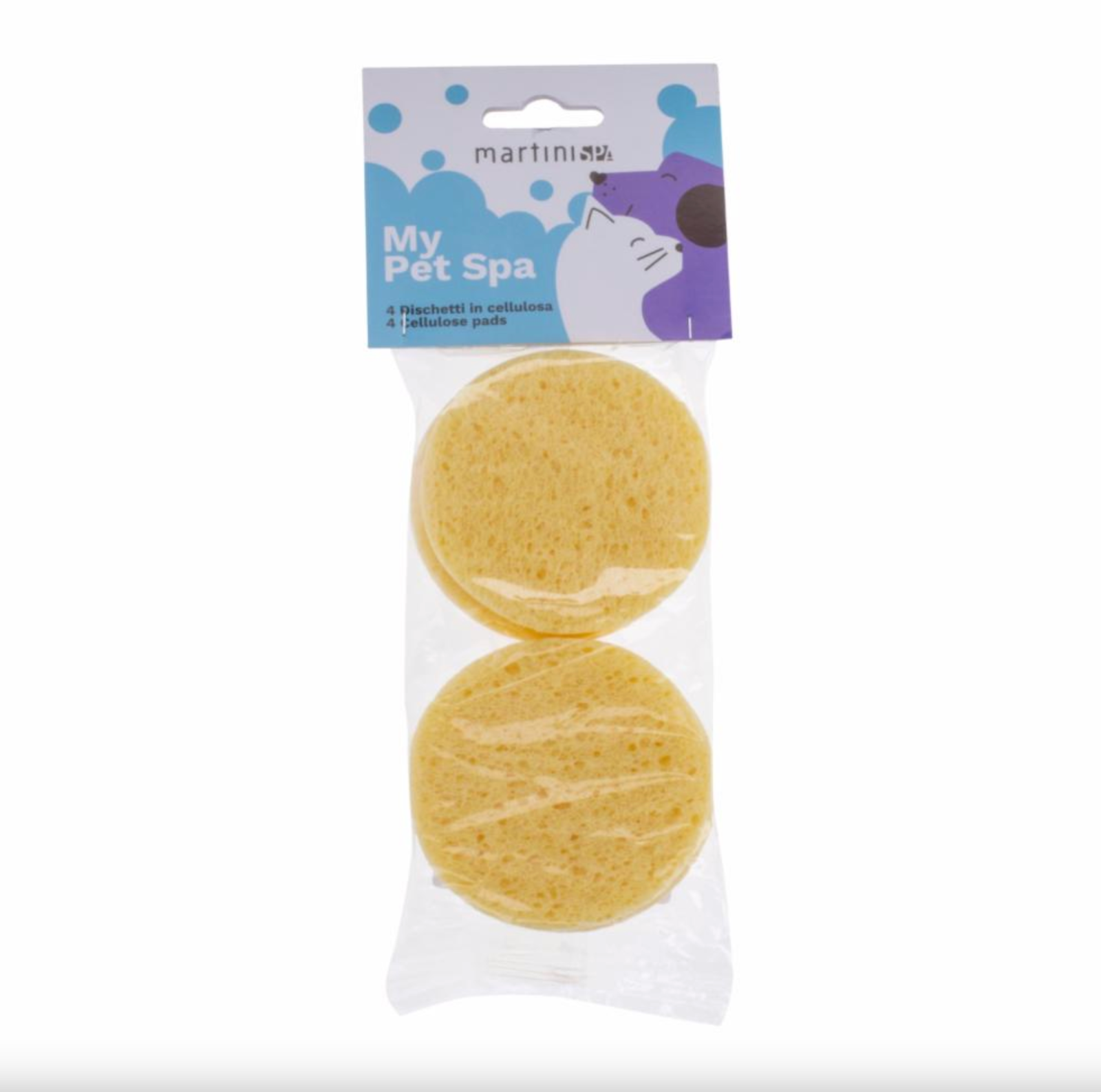 Martini Spa My Pet Spa Set 4 Dischetti in Cellulosa per gli occhi per Animali