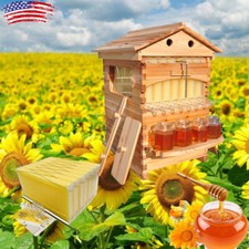 7 Auto Shed Honey Hive Beehive Frames + Cedar...
