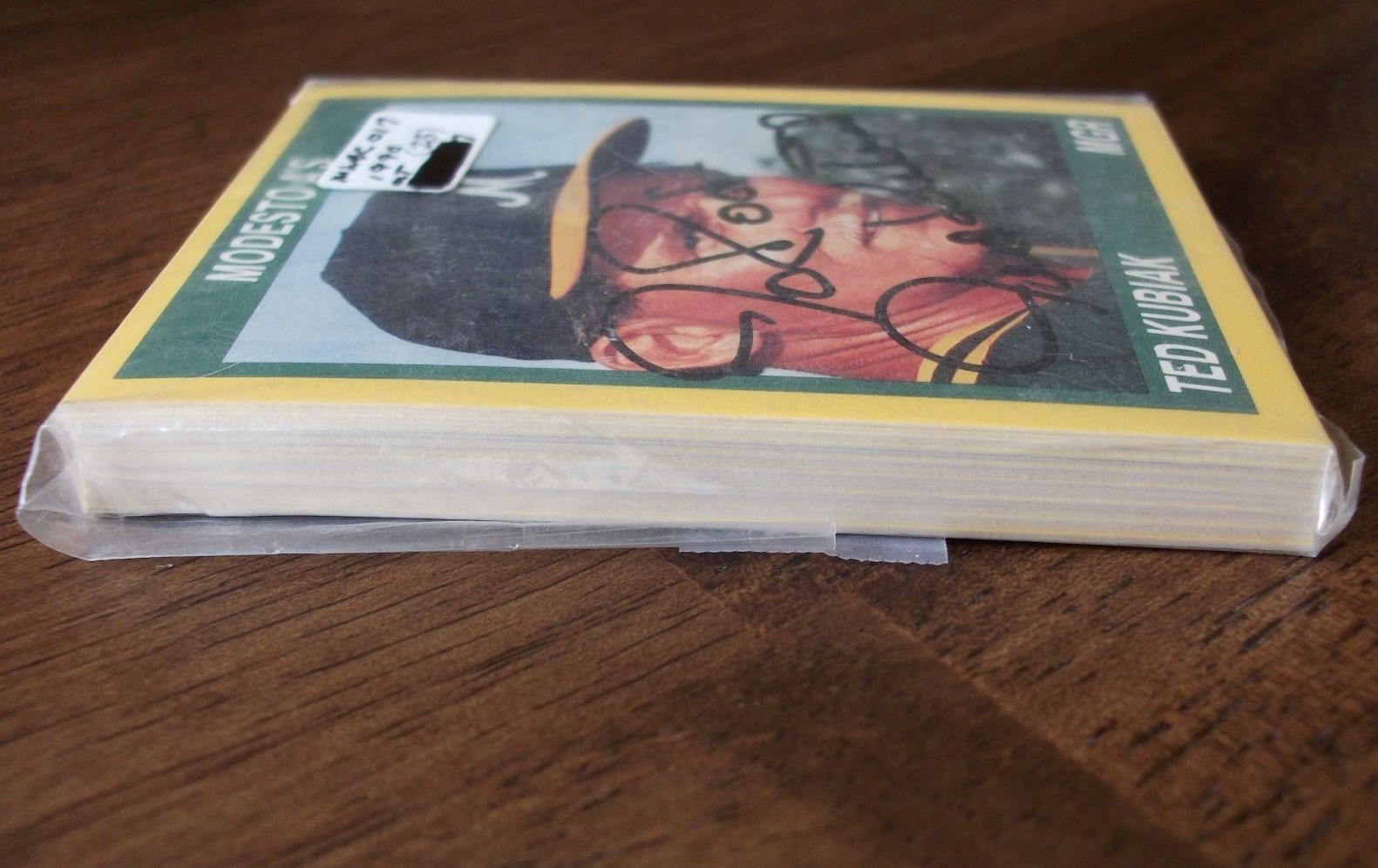 MODESTO A'S BASEBALL CARDS LOT OF 23 PACK VG++ MGR AUTOGRAPH/SIG