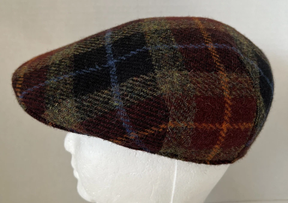 Goorin Bros Newsboy Cap Plaid Tweed Wool Alfonso D’Este 7 1/8 M Italy - Image 2 of 4