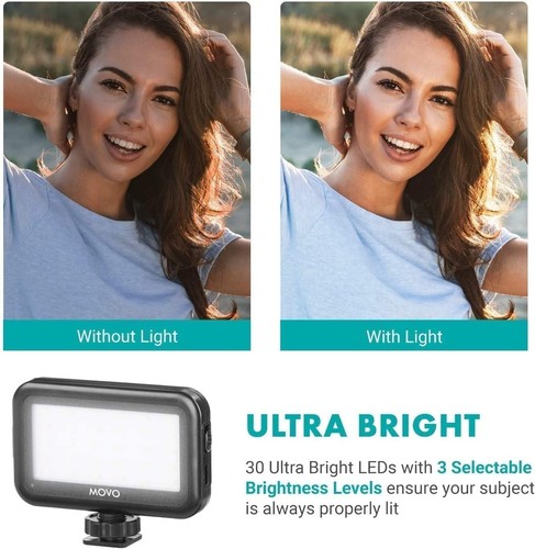 Movo iVlogger Vlogging Kit per iPhone treppiede fullsize - compatibile Lightning - Foto 10 di 15