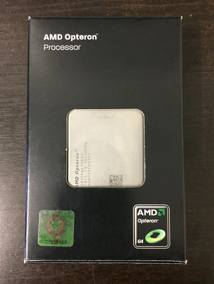 2x AMD Opteron 6128 CPU Processor OS6128WKT8EGO Socket G34 8-core 2GHz 12MB L3 - Image 3 of 3