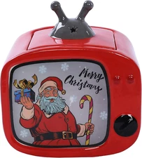 Stephanie Imports Merry Christmas - Vintage TV Christmas Themed Winter Holiday C