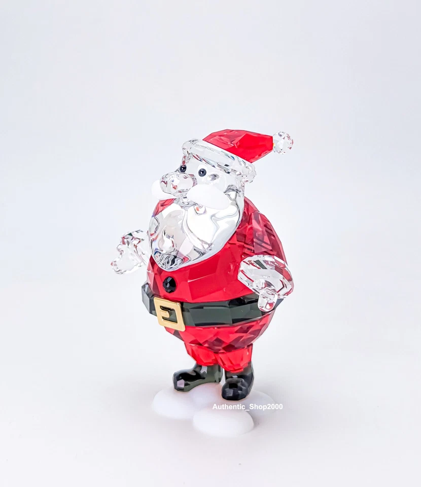 New 100% SWAROVSKI Crystal Holiday Cheers Santa Claus Figurine in Box 5630337 - Image 2 of 4