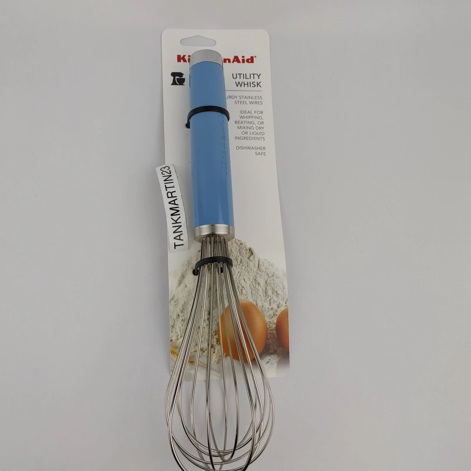 Blue Velvet KitchenAid Utility Whisk KE060OHBLA Whipping Beating Mixing Sturdy