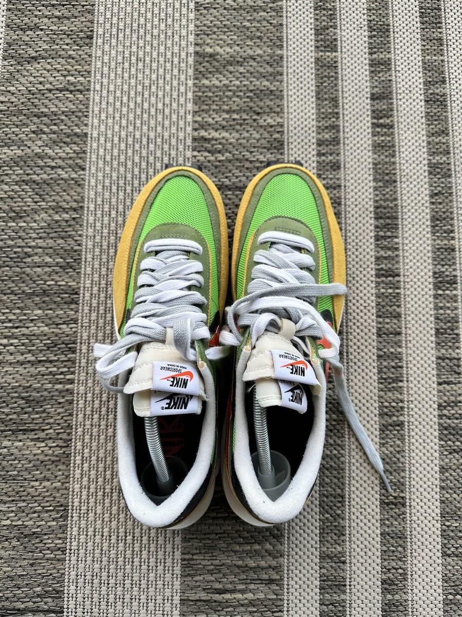 Size 10 - Nike Sacai X LDWaffle Green Gusto | eBay
