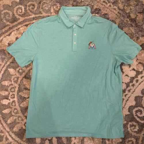 Vineyard Vines x Miami Marlins MLB Edgartown Poloshirt Herren Größe XL - Bild 2 von 5