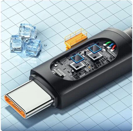 Essager USB Type C Cable For Huawei Honor Xiaomi Samsung Super Charge 66W/100W - Image 3 of 4