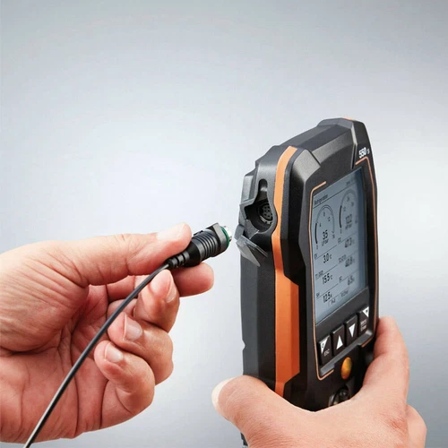 Testo 550s Digital Manifold Kit Refrigeration Meter 0564 5501 w/ 2x Clamp Probes - Picture 5 of 7