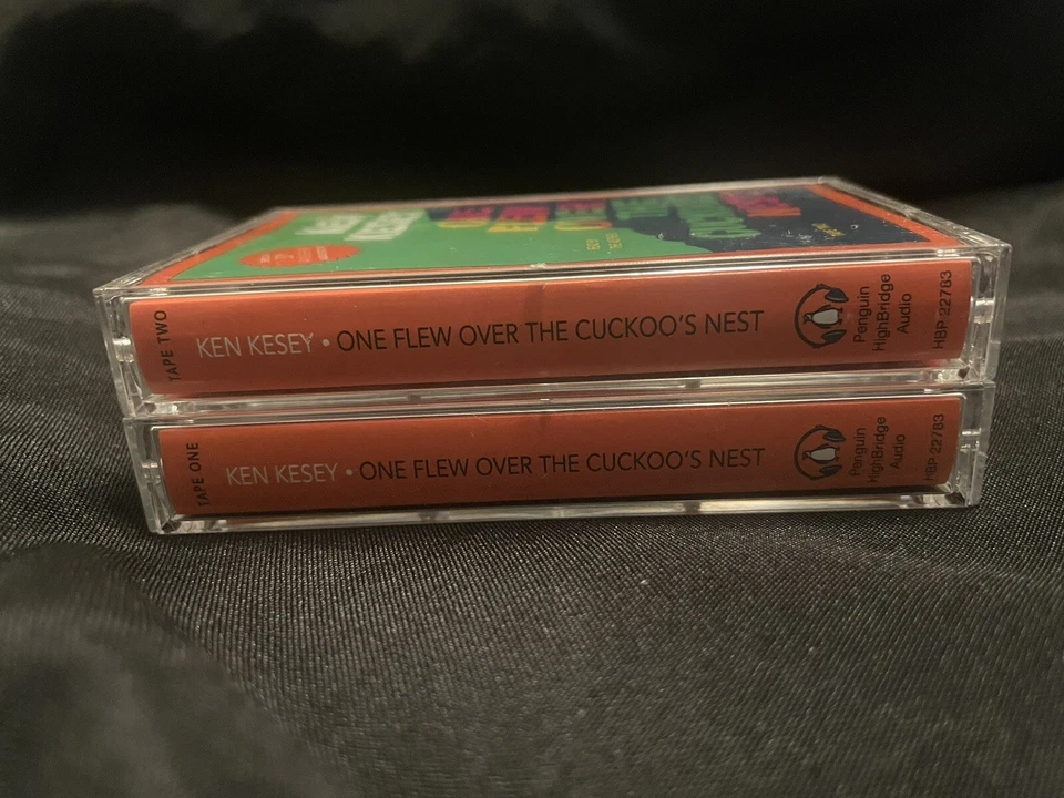 Ken Kesey "One Flew Over The Cuckoos Nest" 2 Cassette Penguin Audio Book - Image 3 of 4