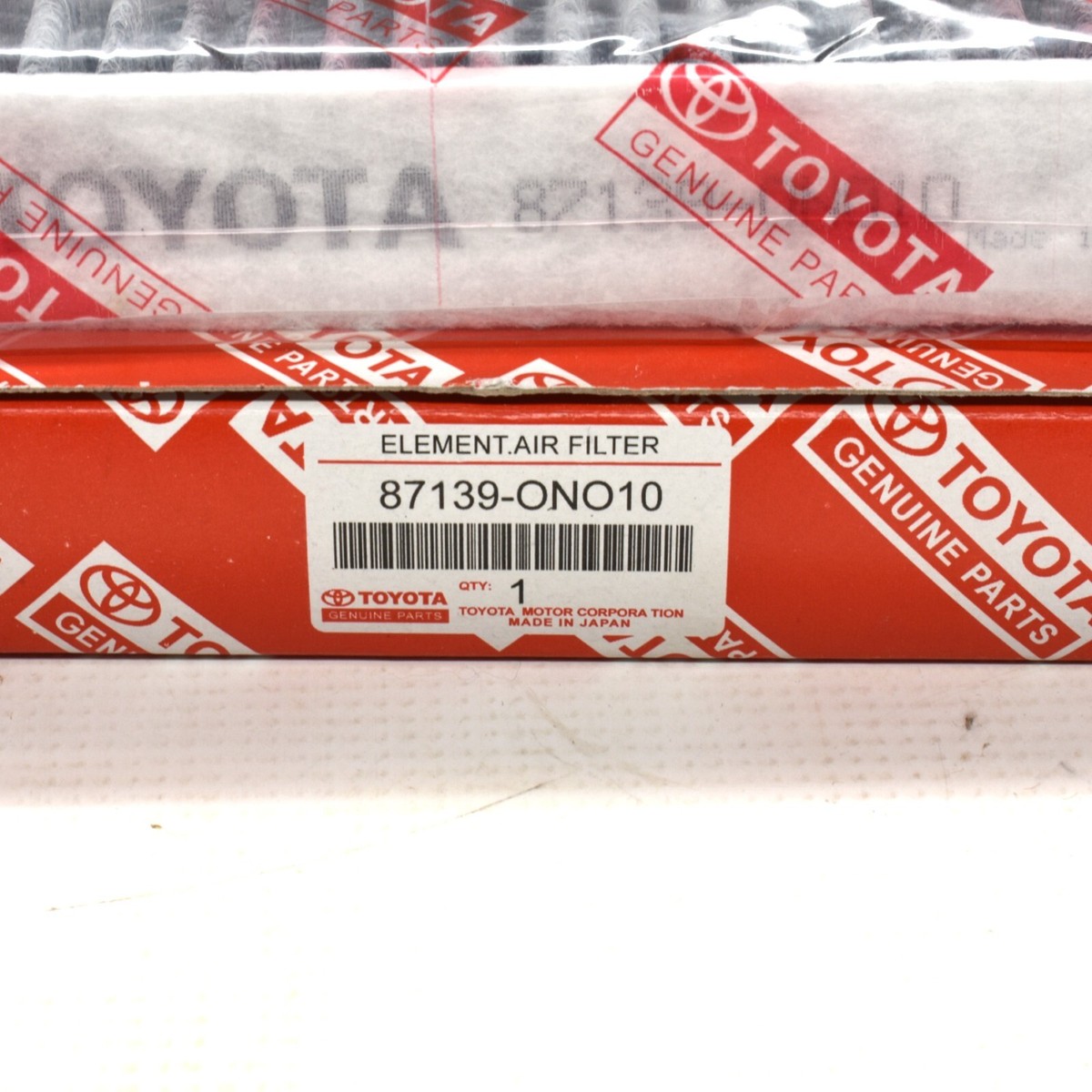 Genuine Toyota Element Air Filter 87139-ONO10 New