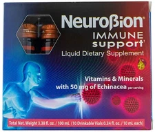 NEUROBION IMMUNE SUPPORT VITAMINS 10 Drinkable Vials,     Exp. 02/2027