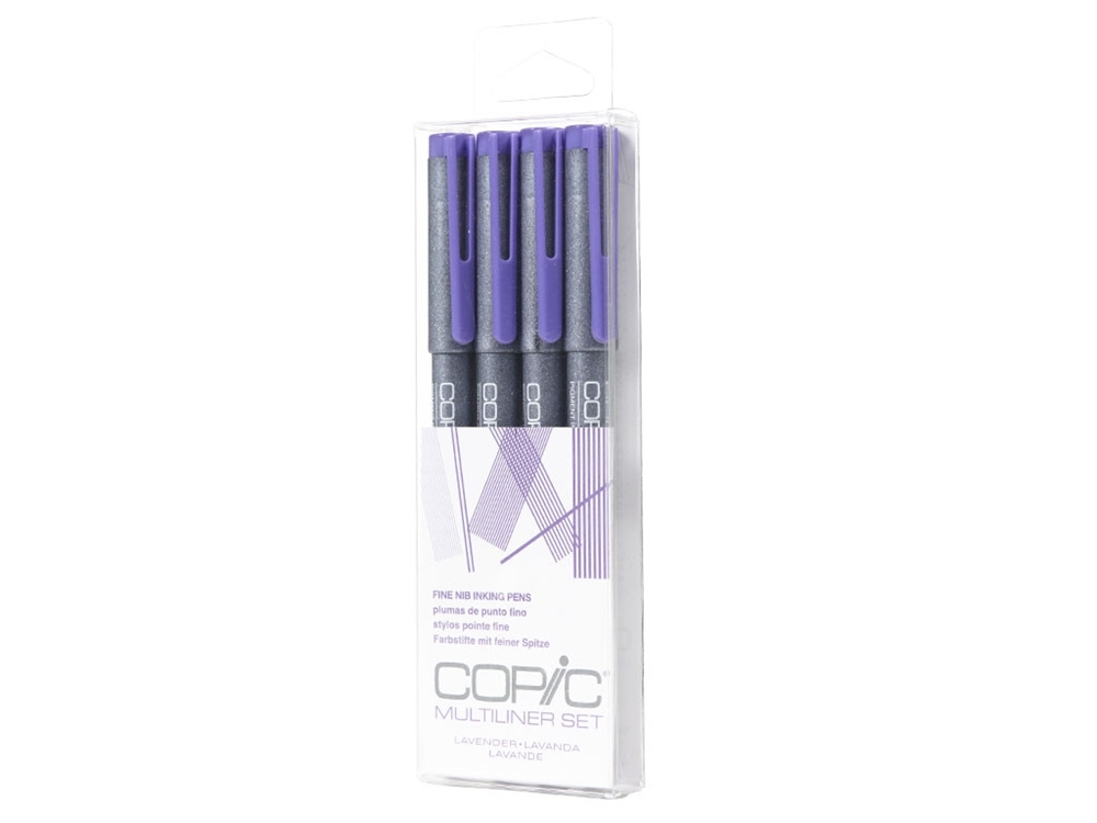Copic Multiliner COLOR 4pc Inking Pen Set [SELECT SET] AUTHO