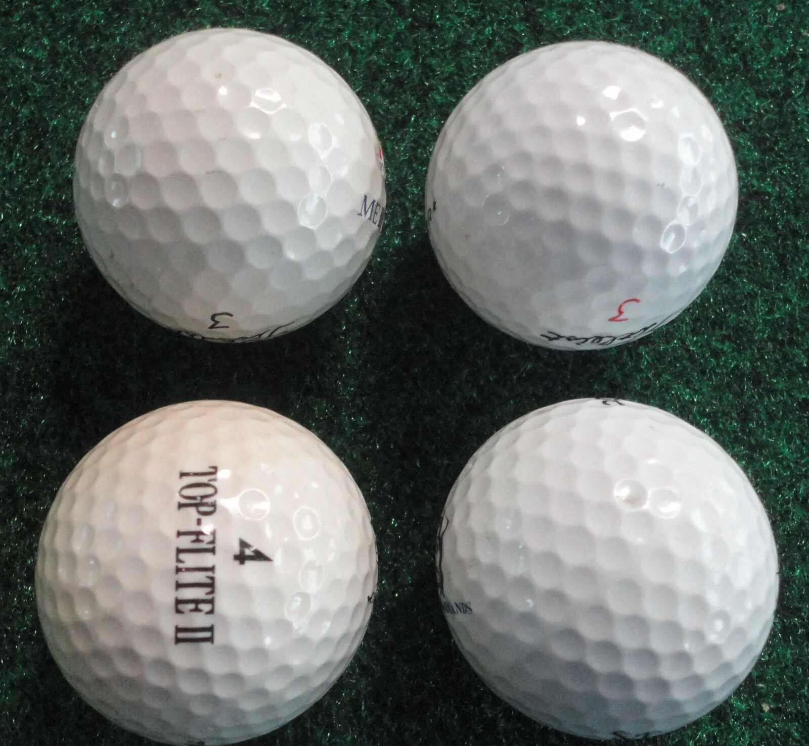 4 Golf Tournament LOGO Golf Balls Ryder Cup Medinah Belfry 91 Buick
