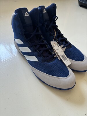 Size 10.5 - Adidas Mat Wizard 5 Blue