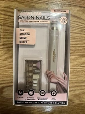 Finishing Touch FLAWLESS SALON NAILS Manicure Pedicure Tool - SEALED / BRAND NEW