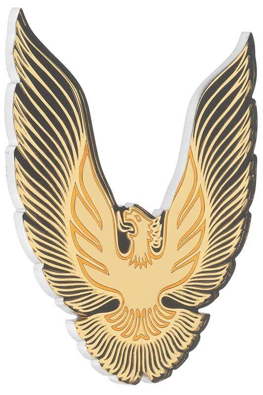 197981 Pontiac Trans Am Fuel Filler Door Emblem; Gold eBay
