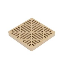 NDS 9in Square Catch Basin Drain Grate Sand Plastic Outdoor Yard 121GPM HDPE UV