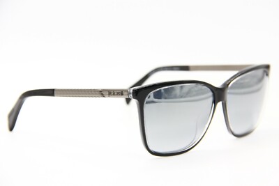 NEW JUST CAVALLI JC 652S COL.01B BLACK MIRROR AUTHENTIC FRAMES SUNGLASSES 58-12
