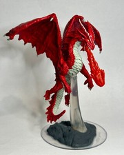 Young Red Dragon Tabletop Hand Painted Miniat...