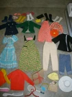 Vintage Lot of Clothes to fit Barbie Some Handmade & Accessories (T15)