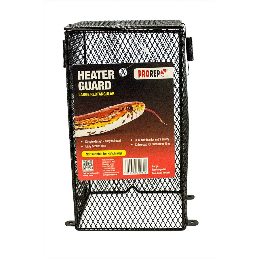 PROREP Pro Rep Heater Guard Large Rectangular 12 x 22cm Cage Safety