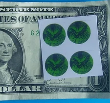 HO SLOT CAR AURORA TJET GREEN HORNET ROOF Cut & Peel Stickers T-Jet REPRODUCTION