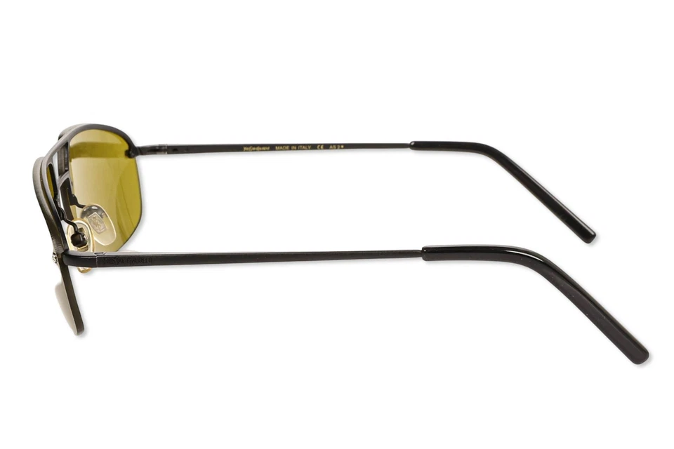 Gafas de sol Yves Saint Laurent unisex ovaladas marco negro lentes amarillas 2315/S 58 mm Foto 3 de 4
