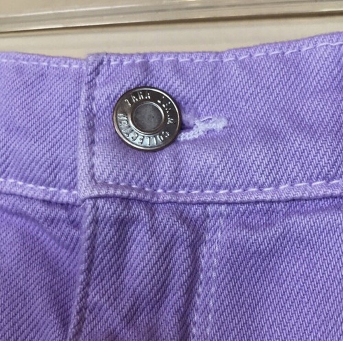 Zara Big Girls’ Distressed Purple Denim Jean Shorts Sz 13 / 14 - Picture 4 of 9