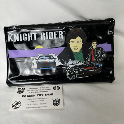 Knight Rider Pencil Case David Hasselhoff Michael Knight KITT 2000 Vintage BTS