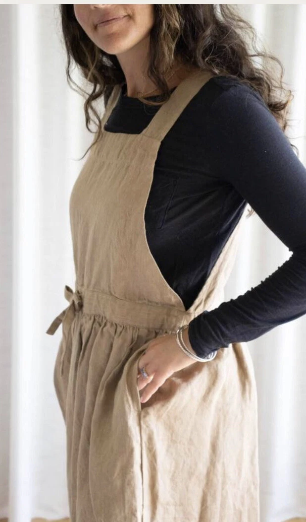 Ichi antiquites linen clearance dress