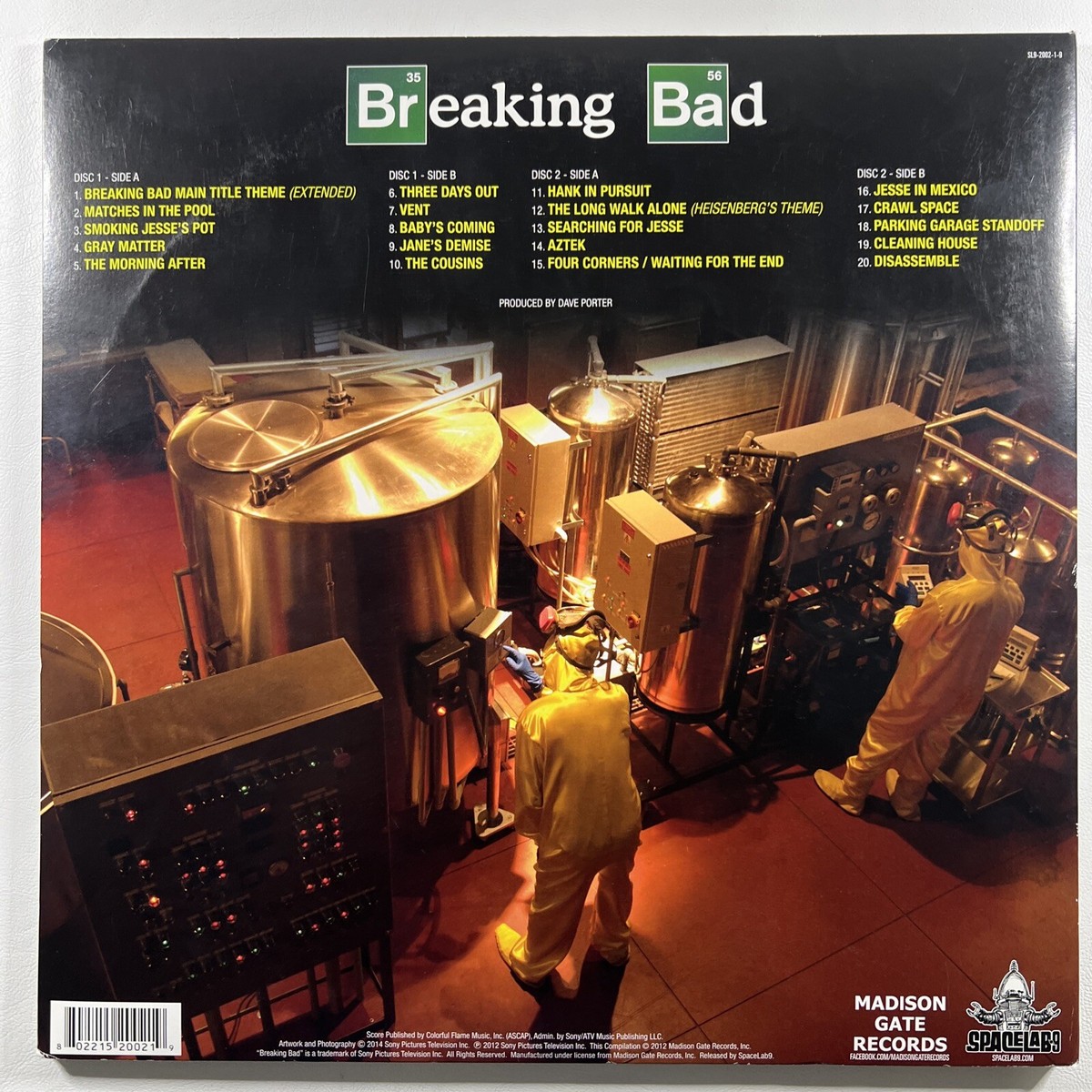 Breaking Bad Original Score Soundtrack 2LP/Spacelab9 (VG+) Lim. Ed