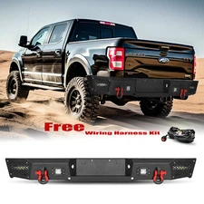 YEEGO Rear Bumper Fits 1999-2016 Ford F250 F350 F450 Super Duty