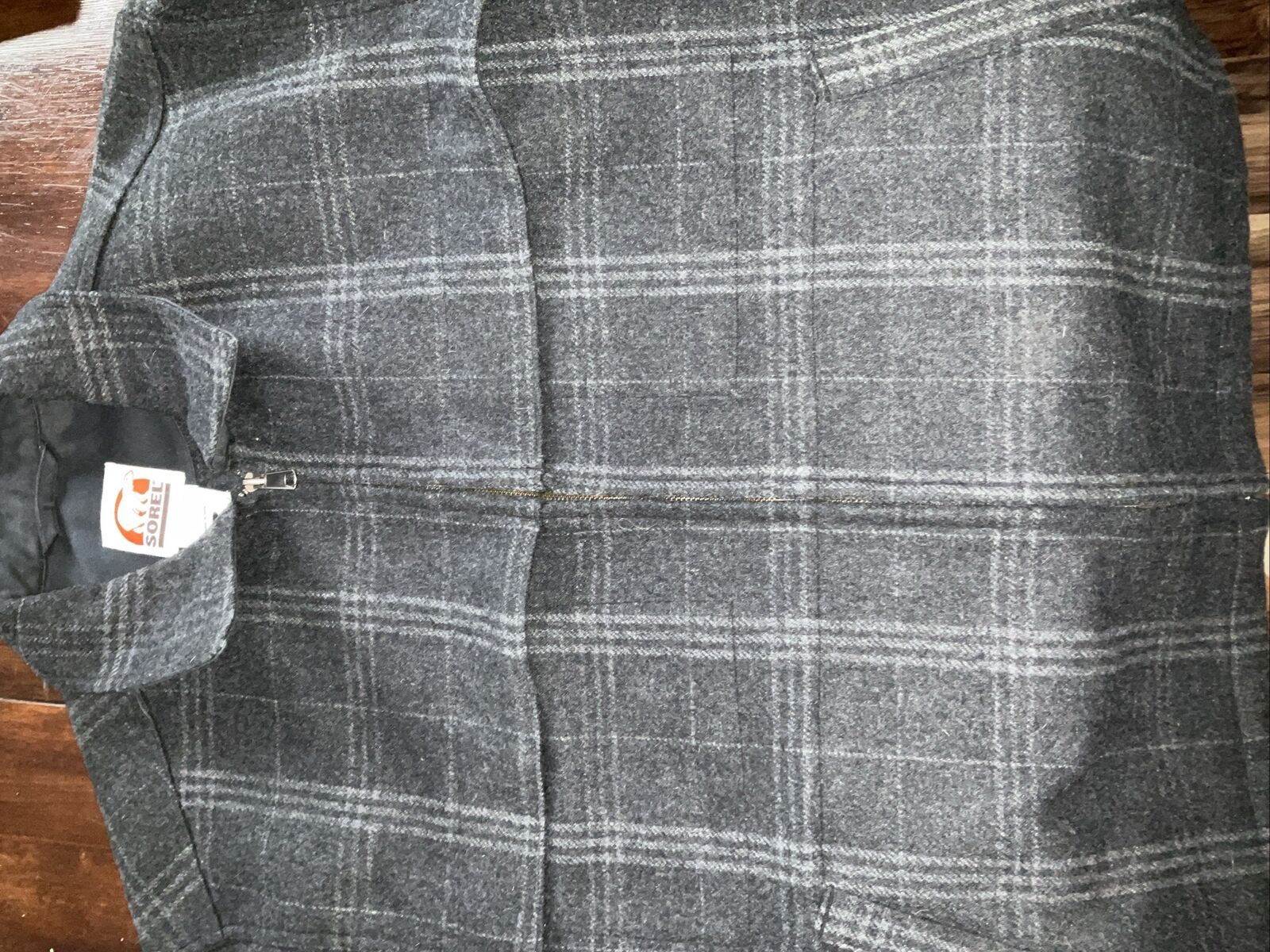 Sorel Men’s Large 60% Wool Black Plaid Full Zip L… - image 16