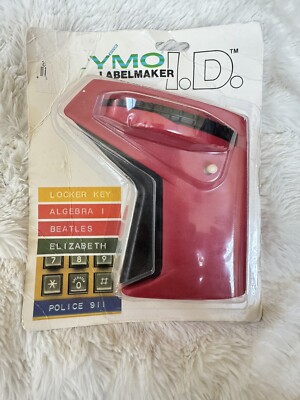(NEW) Vintage Dymo Label Maker Id I.D. 2001-01